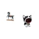 thumbnail image 5 of Figura De Caballo De Pie Con Forma De Gato, Adorno Escultural Para Escritorio, Sala De Estar, Estantería, Mesa, Centro De Mesa, Dormitorio, Entrada, Cuenco Para Llaves, Cuenco Para Dulces,, 5 of 8