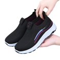 thumbnail image 5 of Willtoo Orthopedic Dress Shoes for Women Slip‑On Breathable Knit Mesh Casual Sneakers, Lightweight Non‑Slip Comfort Platform Walking Shoes, 5 of 5
