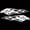 White, variant on Reflective Eagle Flame Sticker for Motorcycle, Car, And Bike Decoration - Safety Reflector Strips for Enhanced Visibility And Style