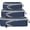Navy, variant on XiHAMA Compression Packing Cube Set for Carrying on Luggage Travel Packing Organizers with Laundry Bag for Backpack