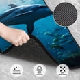 thumbnail image 2 of Salouo Ocean Dolphin Fish School for 4-Piece Floor Mats, Custom Fit Car Mats All-Weather Car Foot Mats Automotive Floor Mats for Cars, Trucks, SUVs, Vehicle Floor Liner, 2 of 7