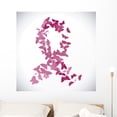 thumbnail image 1 of Breast Cancer Design Wall Mural by Wallmonkeys Peel and Stick Graphic (36 in H x 36 in W) WM274171, 1 of 4