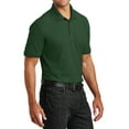 thumbnail image 4 of Mafoose Men's Short Sleeves Tall Core Classic Pique Polo for Everyday Wear Deep Forest Green 4XLT, 4 of 5