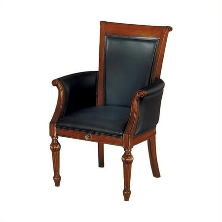 DMi Antigua High Back Guest Chair in Black Leather