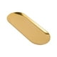 thumbnail image 4 of Bandeja para servilletas y toallas, bandeja decorativa ovalada para tocador, para artículos pequeños, baratijas y joyas. Oro, 4 of 9