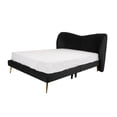 thumbnail image 4 of Cama Matrimonial Alure Negro Kessa Muebles, 4 of 5