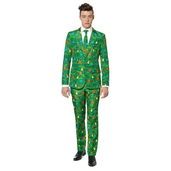 Opposuits Men's Suitmeister Suit Christmas Fancy-Dress Costume for Adult, L