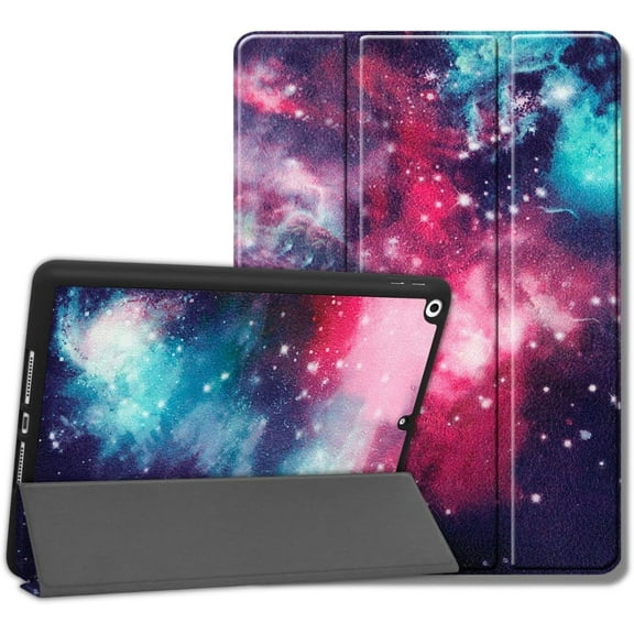 10.2 Inch Slim Case for iPad with Magnetic Closure - Soft TPU Protective Cover Compatible for iPad 9th (2021) 8th Gen (2020) and 7th Gen - Auto Sleep/Wake Cover Cases with Built-in Pencil Holder