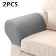 thumbnail image 1 of Everso 2Pcs Stretch Armrest Covers,Spandex Arm Covers for Chairs Couch Sofa Armchair Slipcovers for Recliner Sofa with Twist Pins, 1 of 6