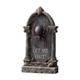 thumbnail image 2 of Halloween Tombstone for Graves, 17 inch Retro Realistic Gravestone Lawn Decorations,Outdoor Waterproof Graveyard Plaque, Halloween Spooky Decor for Backyard Cemetery Garden Sign, 2 of 3