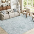 thumbnail image 2 of Garvee 5'x7' Modern Geometric Area Rug Washable Neutral Carpet, Soft Non-Slip Non-Shedding Rug Low Pile Floor Carpet for Living Room Bedroom Dining Room, Gray, 2 of 8
