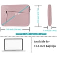 thumbnail image 5 of Laptop Sleeve Case 15.6 inch, Durable Shockproof Protective Computer Carrying Cover with Front Pocket, Briefcase Handbags Laptop Sleeve Bag for 15.6 inch HP, Dell, Acer, Asus, Notebook, Pink, 5 of 14