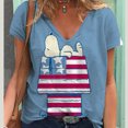 thumbnail image 4 of T-shirt imprimé SnoAmendments pour femmes, haut à la mode, motif minimaliste, vêtements de rue décontractés pour femmes, été, nouveau, 4 of 4