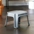 thumbnail image 4 of Gracious Living 9.5-Inch Plastic 1 Step Portable Home & Kitchen Stool, Gray, 4 of 7