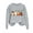 Gray, variant on Sweatshirts for Women Plus Size Thanksgiving Printed Loose Casual Long Sleeved Sweatshirt,Tops for Women Gray XL