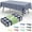 Navy and White, variant on decorUhome 4Pcs Disposable Tablecloth for Rectangular Table, 54x108 Inch Navy and White Checkered Table cover for Party, Birthday, Picnic