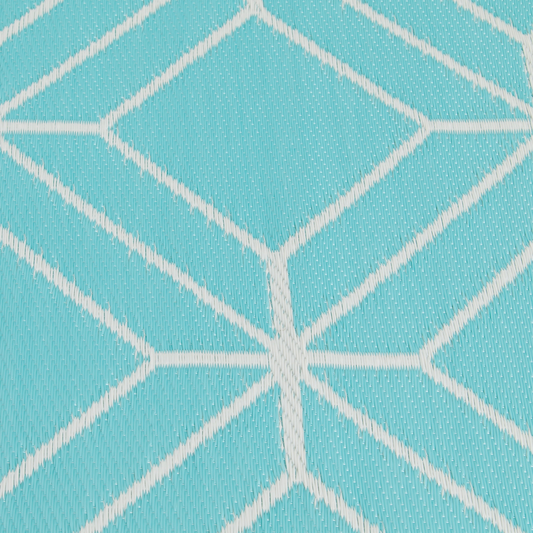 Mainstays 5'x7' Aqua Geo Plastic Outdoor Rug