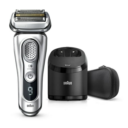 Braun Series 9 9370cc Rechargeable Wet Dry Men's Electric Shaver with Clean Station