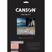 Canson Infinity ARCHES 88 Ultra Smooth Pure White Matte Inkjet Paper, 310gsm, 11x17", 25 Sheets