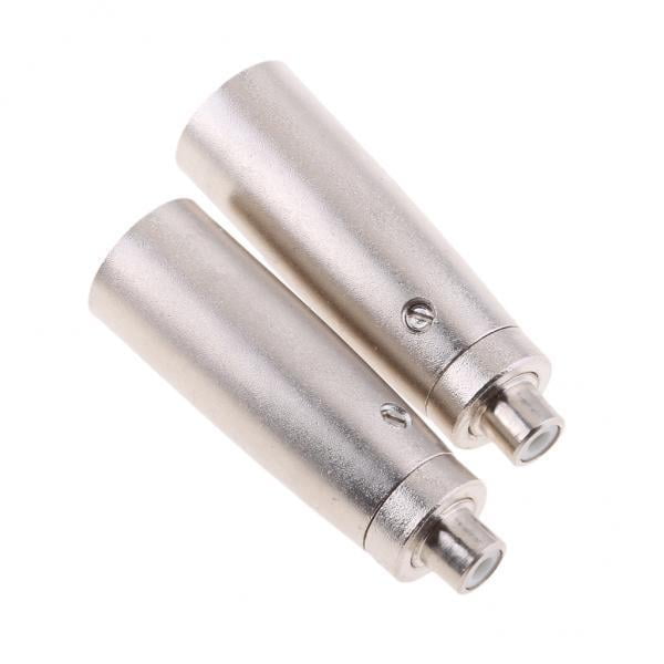 Tastenkappen XLR a Conector Cable de sonido de Micrófono Micrófono Adaptadores de DJ shamjiam macho xlr a hembra rca