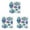 Multicolor 3PCS, variant on Lasers Cloud Wall Stickers Can Be Freelys Combined With Rainbow Lasers Cloud Stickers,One Size,Black