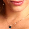thumbnail image 5 of 1.0 ct Brilliant Round Cut Solitaire VVS1 Genuine Blue Natural London Blue Topaz Solid 14k Pink Rose Solid Gold Everyday Affordable Designer Necklace Pendant with 18" Solid Gold Chain by Clara Pucci, 5 of 7