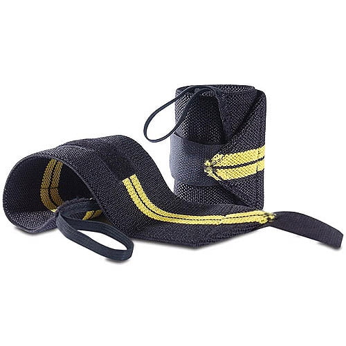 Golds Gym Wrist Wraps/Brace Weight Lifting Training Gym Straps Support Bar Grips 