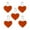 D, variant on 5PC Reflective Heart Pendant 2.6x2.2 Inch PVC Safety Keychains for Backpack Riding Night Walking Running