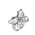 thumbnail image 4 of Elegant Rhinestone Ring Simple-Alloy Jewelry Accessories Female Personality Gift, 4 of 9