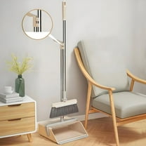 Summer Savings Clearance! InsCrazy Broom and Dustpan Set for Home for Home Dustpan Set Combo for Office Stand Up for Office, Home, Hotel, Bar, Kitchen, Lobby, Floor 35 inches
