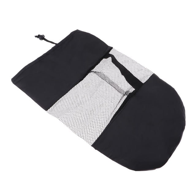 Bolsa de con cierre de cordón Accesorios de Bolsa de almohadilla de pilates Bolsa de hombro de de alfombra Negro