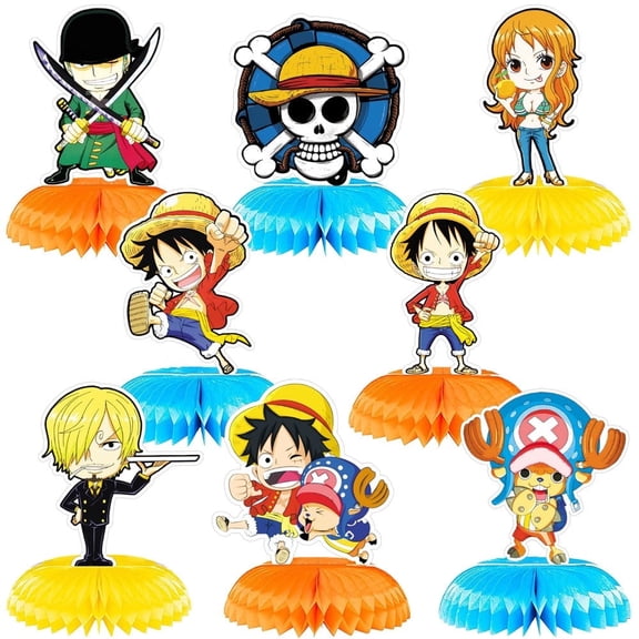 Yyzldj Anime Cartoon Birthday Honeycomb Centerpieces