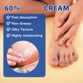 thumbnail image 6 of Herunwer Urea Cream 60% Plus Salicylic Acid 2% - Foot Dry and Cracked Foot Cream, Gentle Exfoliating Moisturizing and Hydrating, 6 of 9
