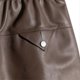 thumbnail image 4 of Womens Shorts Trendy High Waisted Genuine Leather Look Stretchy Jean Shorts Short Denim Pants with Pockets Comfy, 4 of 5