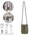 thumbnail image 6 of Women Soft Cloth Drawstring Shoulder Bag Nylon Crossbody Bag Phone Bag (Ladies Portable Casual Bag), 6 of 9