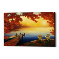 Epic Graffiti 'Autumn Glow' by Julia Purinton, Canvas Wall Art, 12"x18"