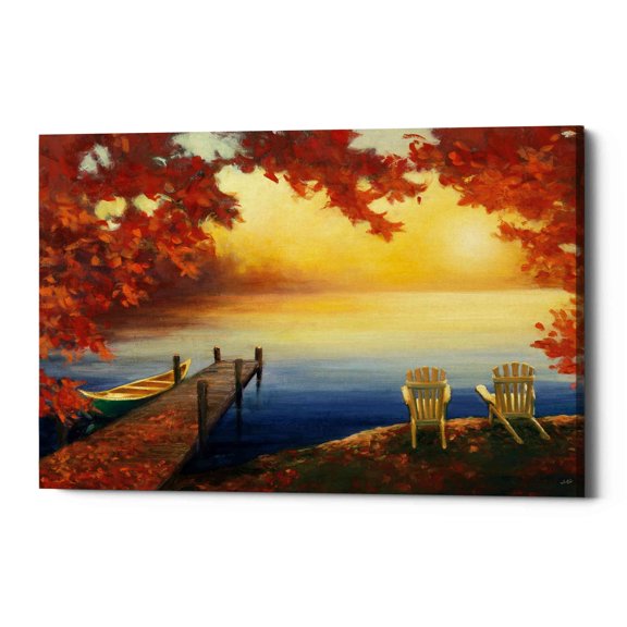 Epic Graffiti 'Autumn Glow' by Julia Purinton, Canvas Wall Art, 12"x18"