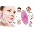 thumbnail image 6 of Face Scrubber,2 Pack with made of food grade silicone material,,Facial Cleansing Pad Face for Massage Pore Cleansing Blackhead Removing Exfoliating,Pink&Blue, 6 of 9