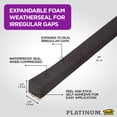thumbnail image 2 of Cinta de espuma expansible negra Weatherseal M-D Building de 6,1 m, 2 of 9