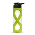 thumbnail image 1 of Santevia Green Glass Water Bottle | Silicone Sleeve | 17oz/700mL, 1 of 2