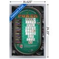 thumbnail image 3 of Poker Hands Wall Poster, 14.725" x 22.375", Framed, 3 of 3