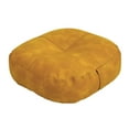 thumbnail image 2 of Langgg Coussin de Sol Rond Pouf Ottoman Décoratif Intérieur Gris Adultes Léger Balcon Extérieur pour Jaune, 2 of 6
