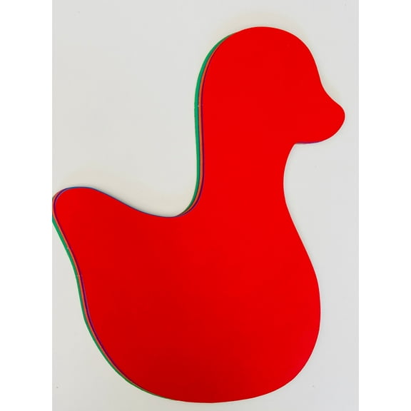 SHAPES ETC. Duck Assorted Color Super Cut-Outs- 8” x 10”