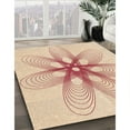 thumbnail image 3 of Ahgly Company Machine Washable Indoor Rectangle Transitional Peach Beige Area Rugs, 2' x 3', 3 of 7