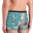 thumbnail image 5 of Kll Teal Mama Llama Men'S Cotton Boxer Briefs Underwear-Medium, 5 of 9