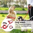 thumbnail image 3 of Correa para perro con asa acolchada, cuerda de nailon para escalada de montaña con collar de arnés, correa resistente de 1,2 m para perros para paseos al aire libre y entrenamiento., 3 of 8