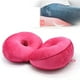 thumbnail image 2 of Cojín de espuma viscoelástica con forma de rosquilla para asiento, soporte para silla de coche, hogar u oficina, almohada de viaje Rosa roja, 2 of 9