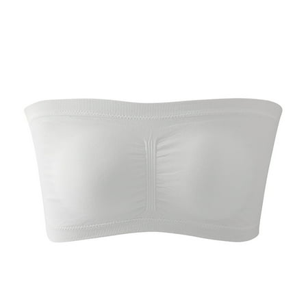 

huanledash Invisible Bra Sexy Strapless Padded Summer Ultra-thin Women Bralette Bra for Daily Wear