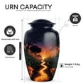 thumbnail image 2 of Yatskia Sunset Halloween Urns for Human Ash Adult Brother and Sister, Large Funeral Urn for Ashes for Women, Mini Cremation Urns for Human Ashes Adult Man, (Classic 10 Inch and 3 Inch), 2 of 8