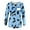 Light blue, variant on Celivon Womens Maternity Nursing Tops Long Sleeve Leopard Print Breastfeeding Shirt Flattering Comfy Pregnancy Clothes